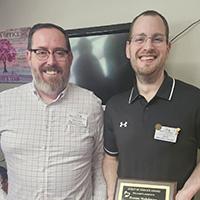 Brenton shown with Regional Vice President Bryan Dillon
